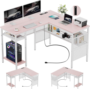 L-Shaped Computer Gaming Desks as low as $65!